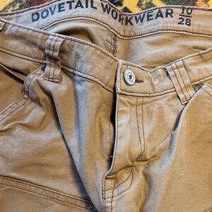 Dovetail Workwear Women's Boot Cut Jeans - Tan